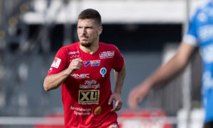 160911 Åtvidabergs Shkodran Maholli under fotbollsmatchen i Superettan mellan Halmstad och Åtvidaberg den 11 september 2016 i Halmstad. Foto: Krister Andersson / BILDBYRÅN / Cop 147