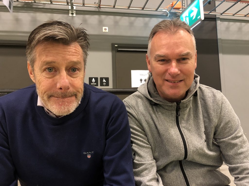 Stefan Lundin, Sportdirektör Svensk Elitfotboll och hans motsvarighet i danska Divisionsföreningen, Peter Ebbesen