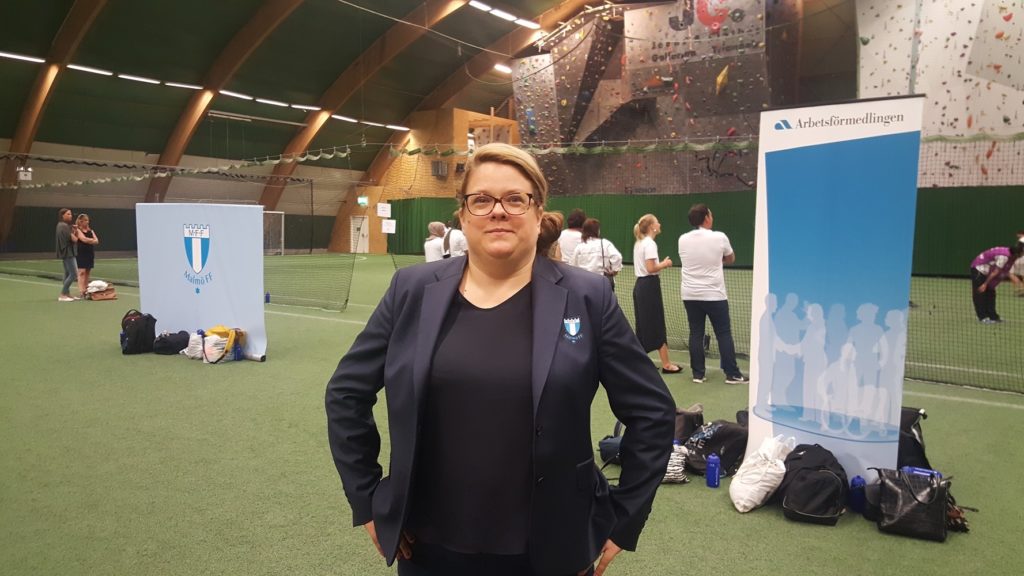 Karin Heri, Malmö FF och Nationell samordnare sysselsättning på Svensk Elitfotboll